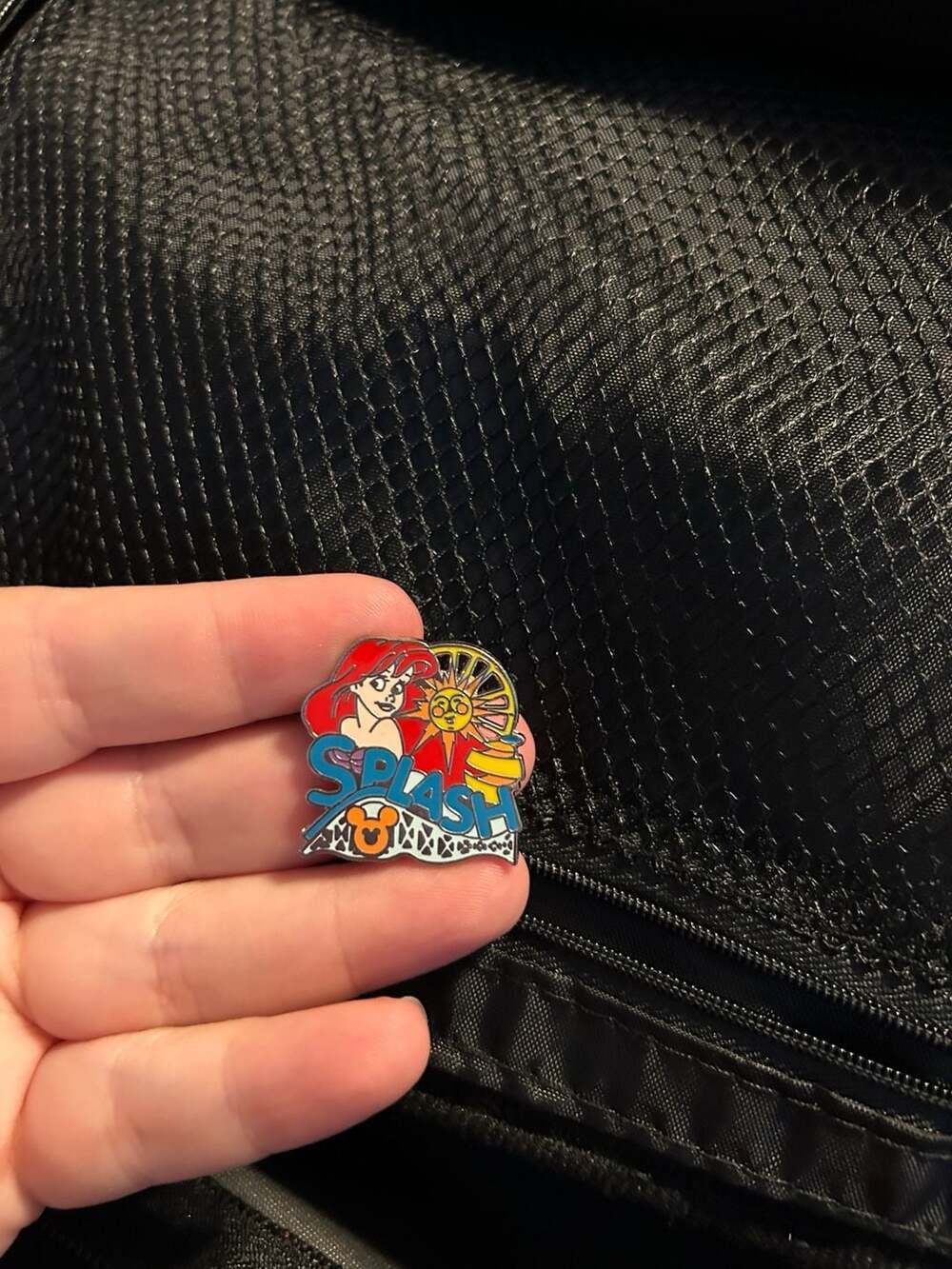 Disney Ariel Splash Hidden Mickey Little Mermaid Enamel Pin